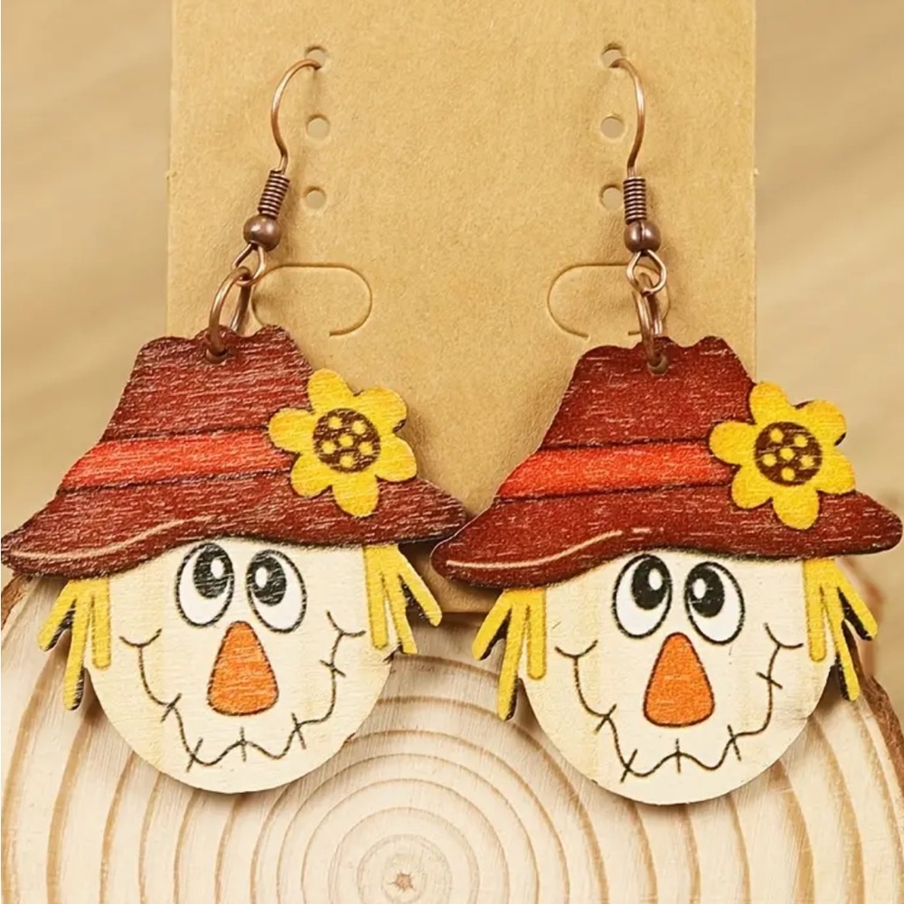 Scarecrow Dangle Earrings